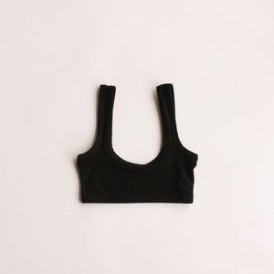 ARQ Wide-Strap Bra in Black NWT